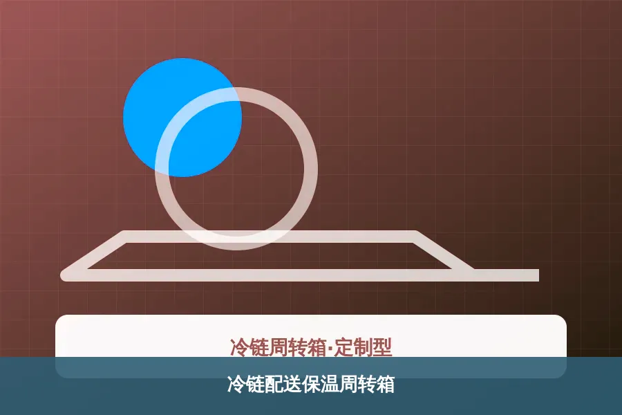 冷链配送保温周转箱产品示意图